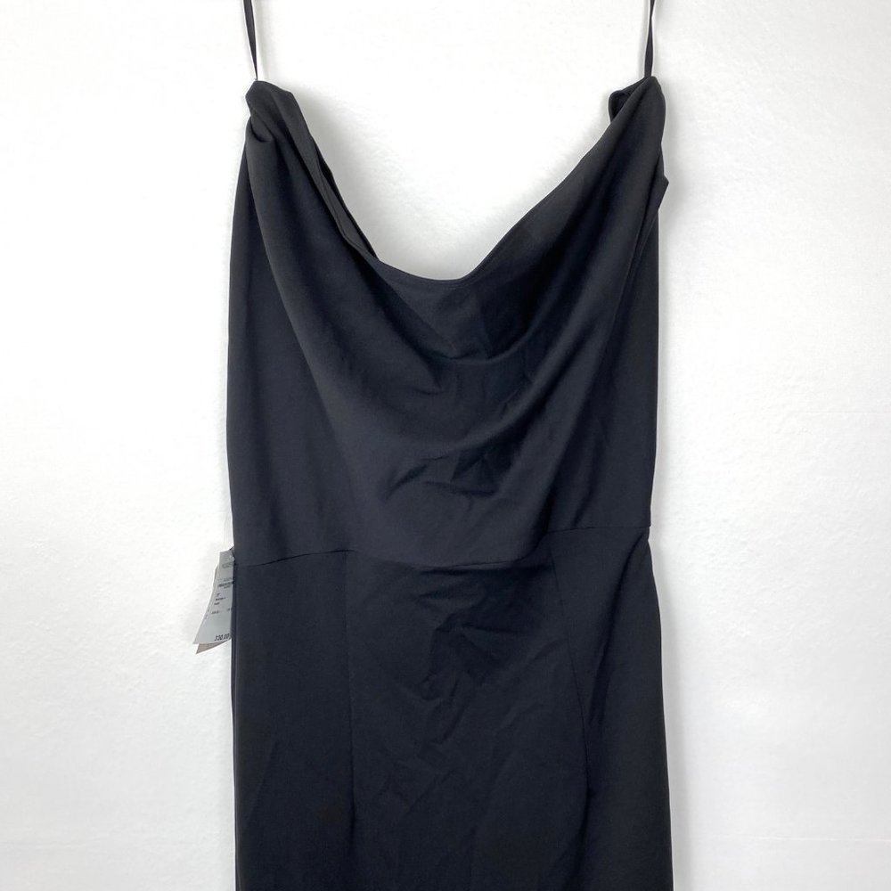 NWT Katie May Hannah Off The Shoulder Crepe Trumpet Gown Maxi Dress - Picture 5 of 11